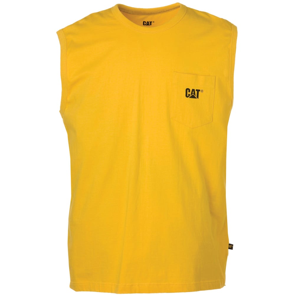 CATERPILLAR Men's Trademark Pocket Sleeveless Tee XXL