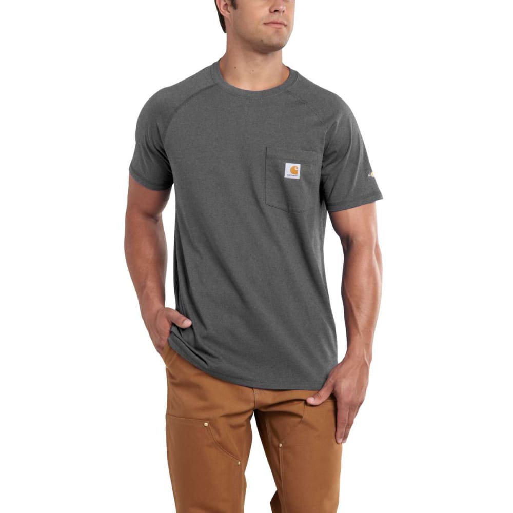 CARHARTT Men's Force Relaxed Fit Midweight Short-Sleeve Pocket T-Shirt ...