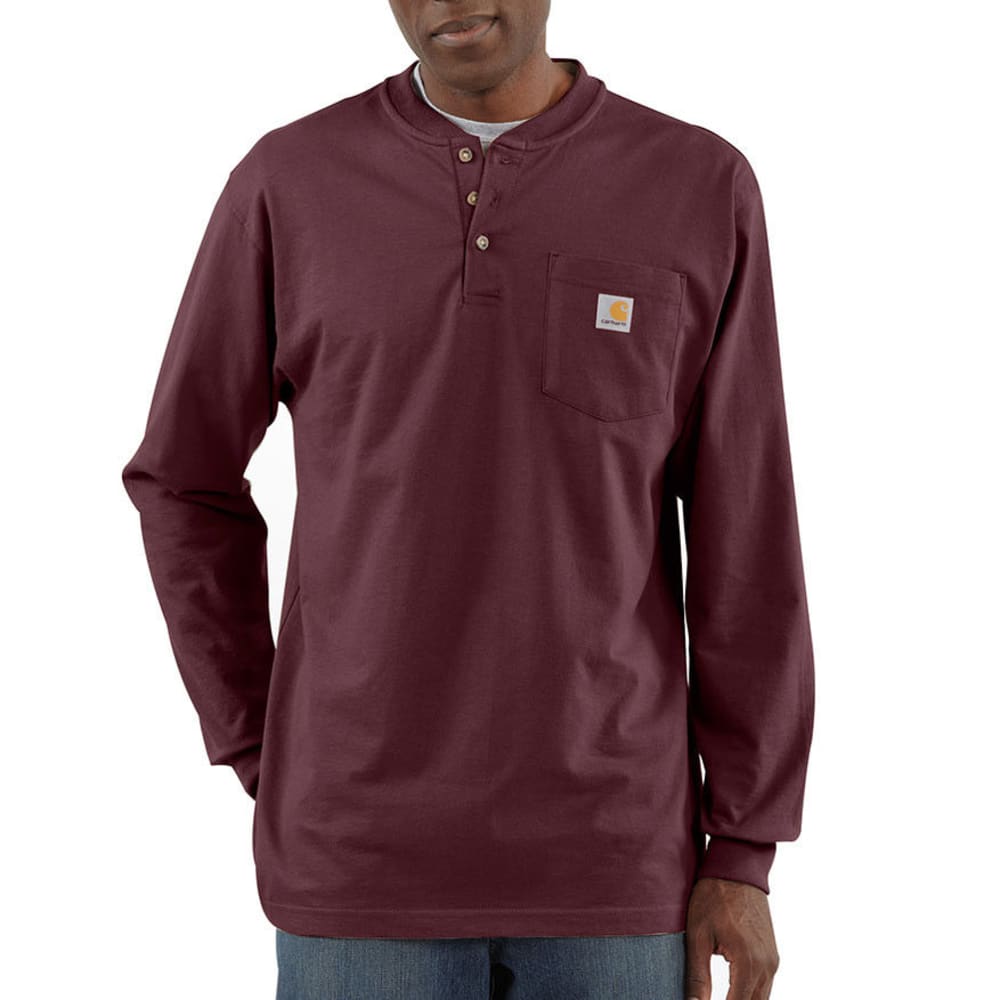 CARHARTT Men's Workwear Pocket Long-Sleeve Henley XS