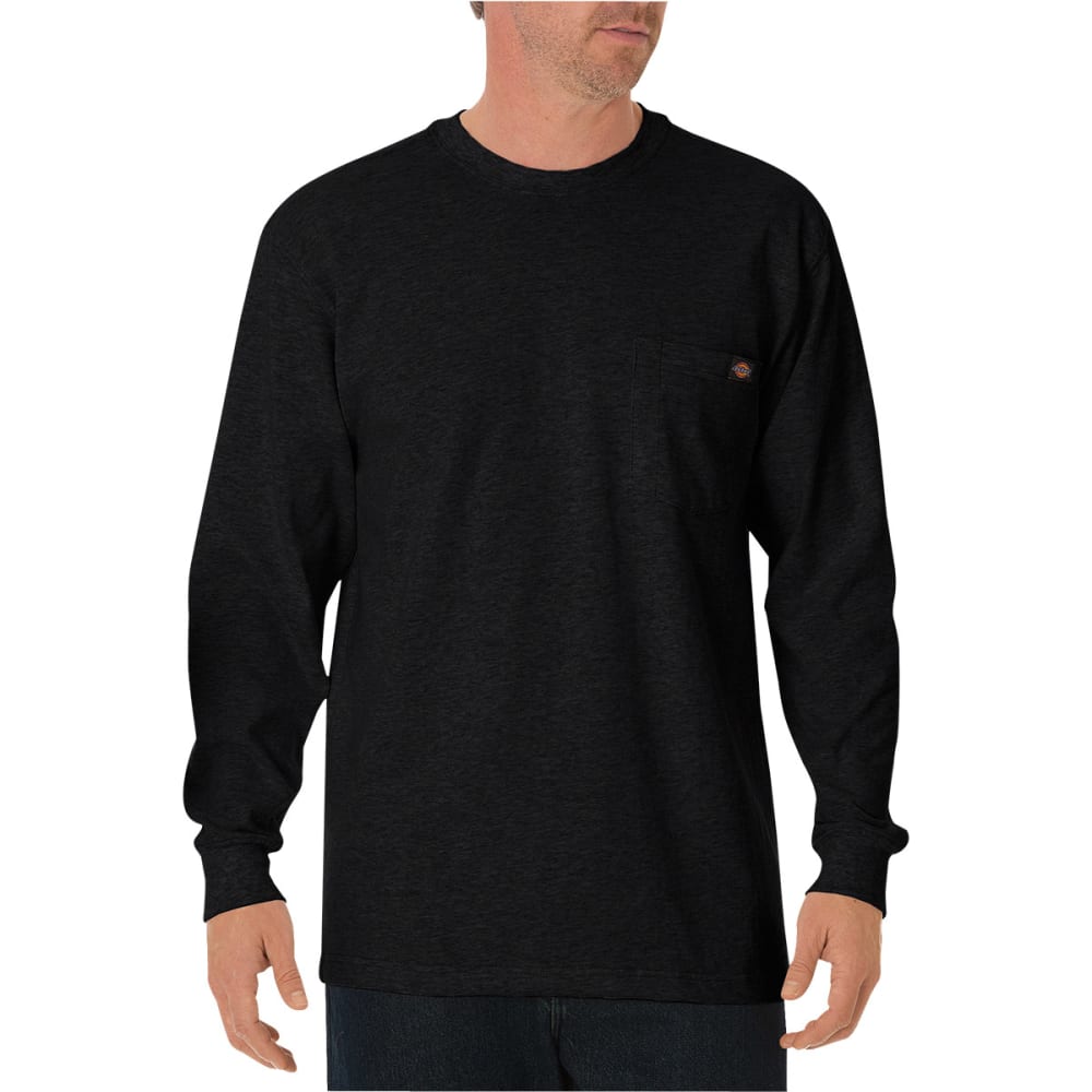 DICKIES Men's Long Sleeve Heavyweight Crew Neck Tee M