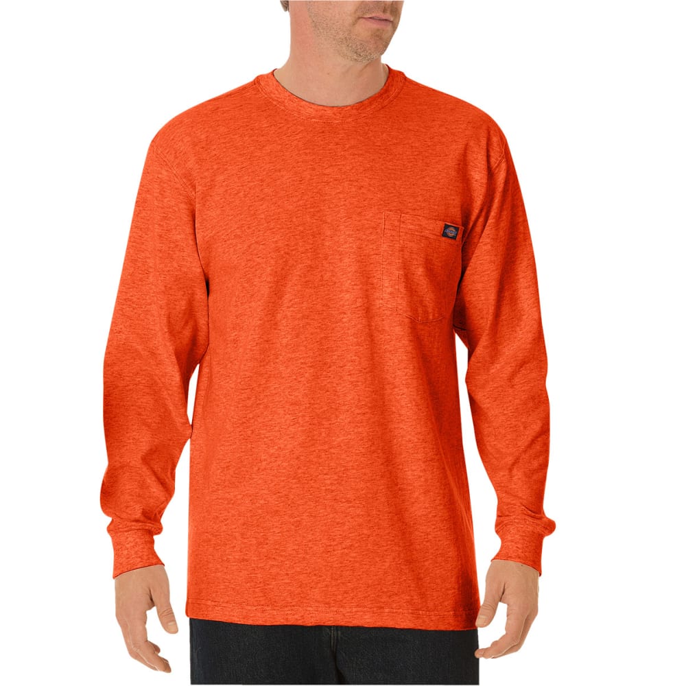 DICKIES Men's Long Sleeve Heavyweight Crew Neck Tee M