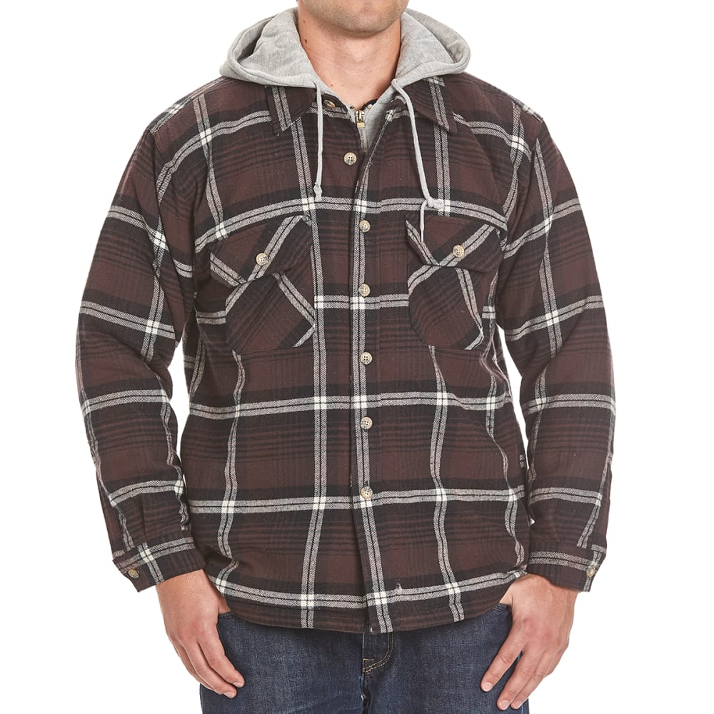 MOOSE CREEK Men's Quilt-Lined Flannel Long Sleeve Shirt - Bob’s Stores