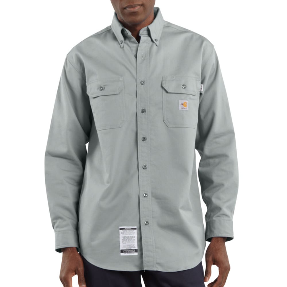 CARHARTT Men's Flame-Resistant Twill Shirt with Pocket Flaps S