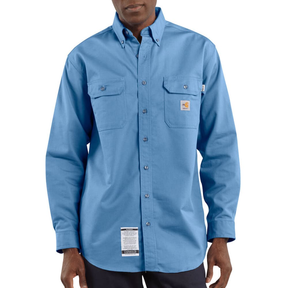 CARHARTT Men's Flame-Resistant Twill Shirt with Pocket Flaps S