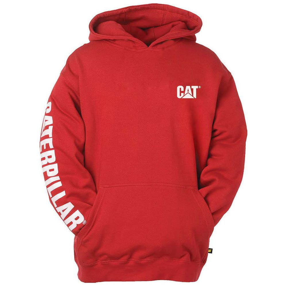 CAT Men's Trademark Banner Hooded Sweatshirt L
