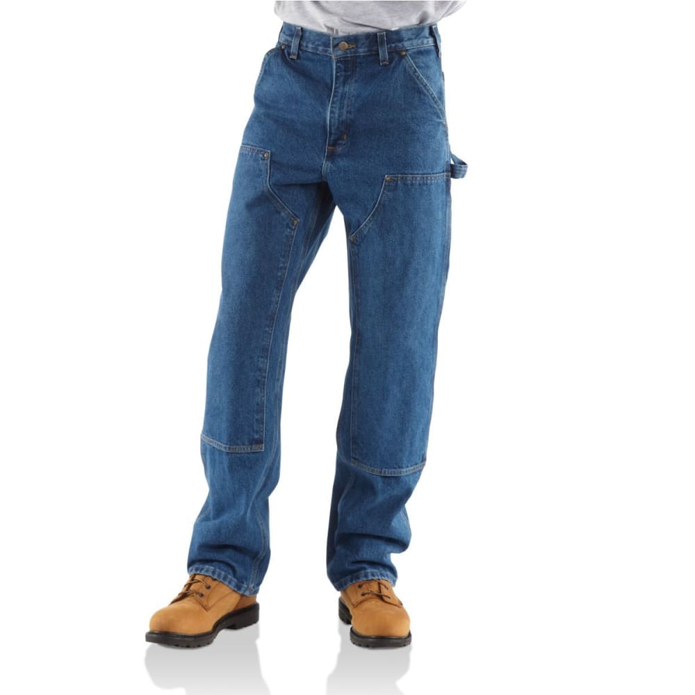 CARHARTT Men's Double-Front Washed Logger Denim 31/34