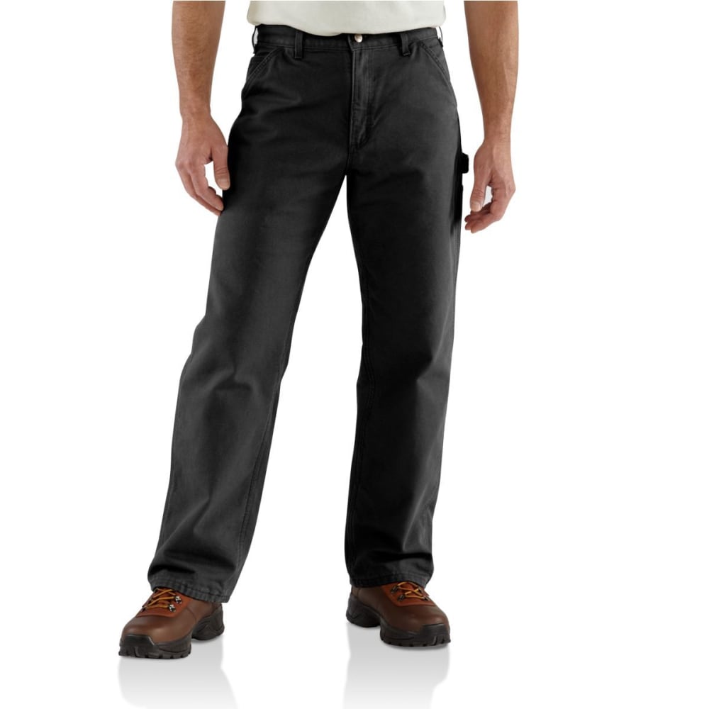 CARHARTT Men's Washed Duck Flannel Lined Work Pants 30/30
