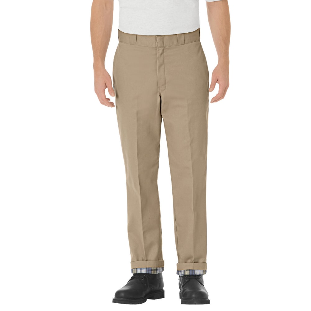 DICKIES Men's Relaxed Fit Flannel-Lined Work Pants - Bob’s Stores