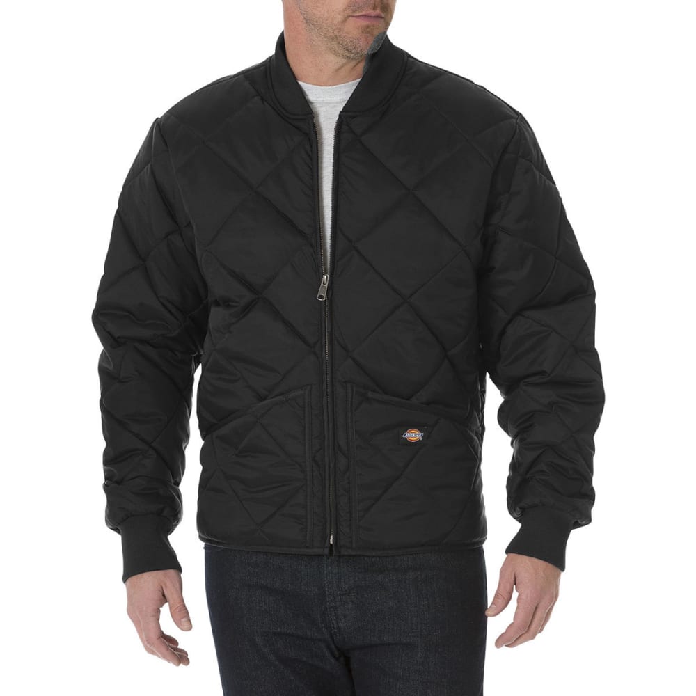 DICKIES Men's Diamond Quilted Nylon Water Resistant Jacket M