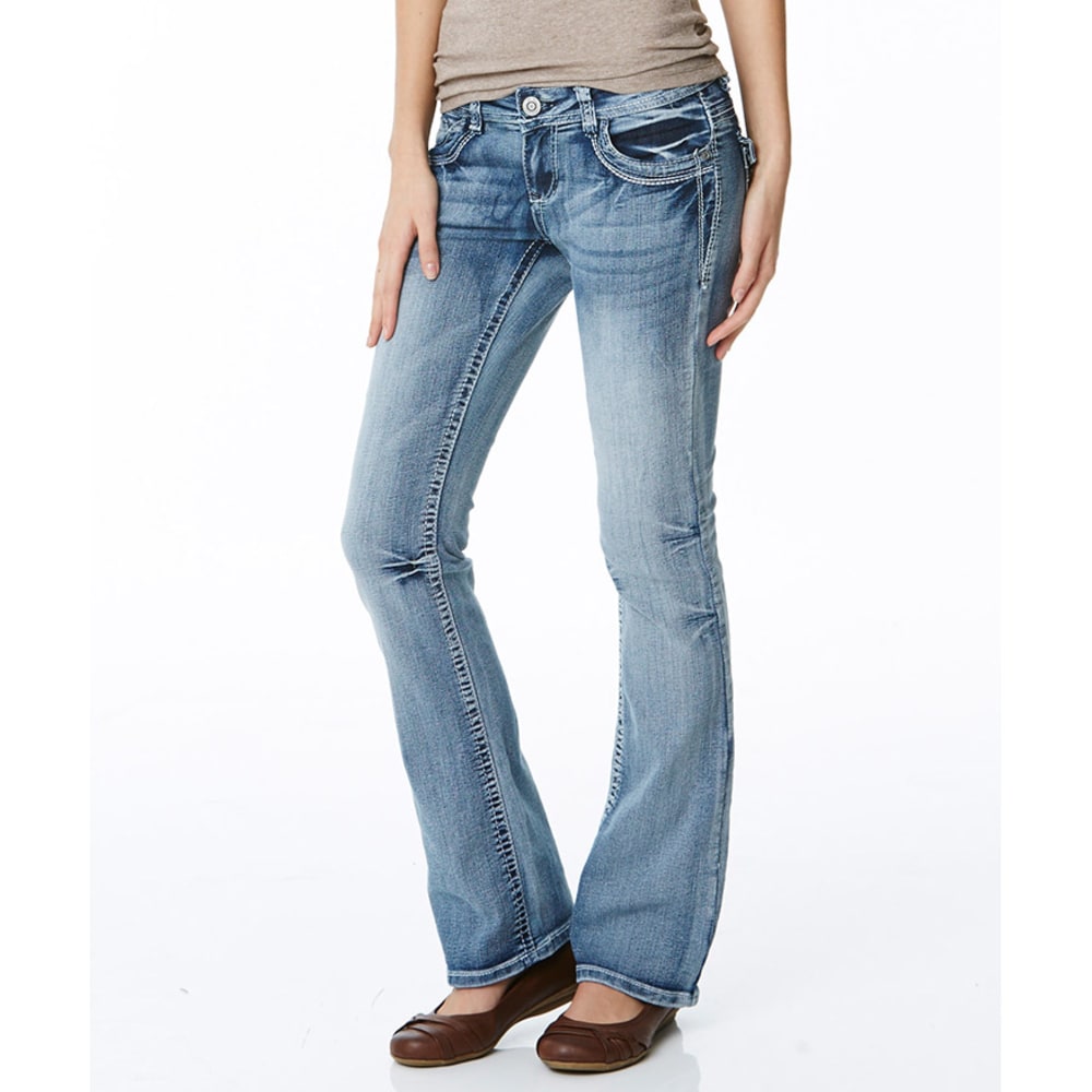 WALLFLOWER Juniors' Legendary Boot Cut Skinny Jeans - Bob’s Stores