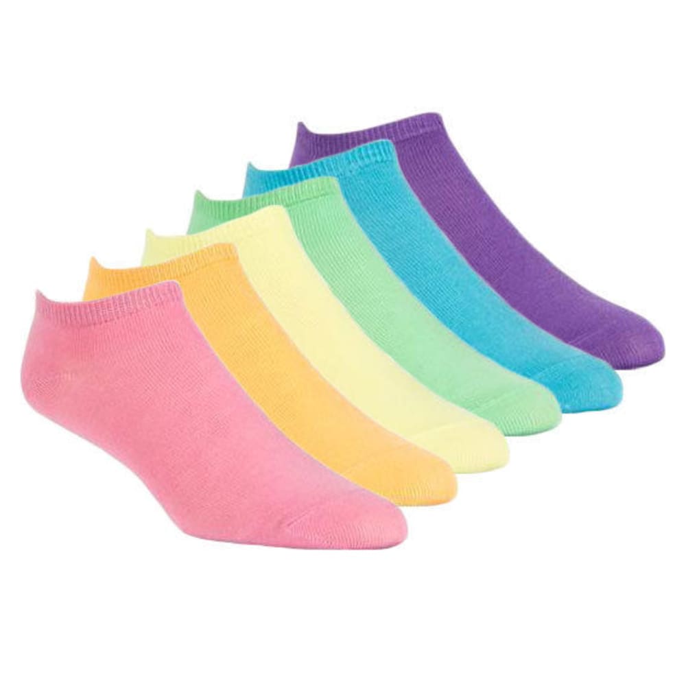 SOF SOLE Girls' No Show Socks, 6-Pack - Bob’s Stores