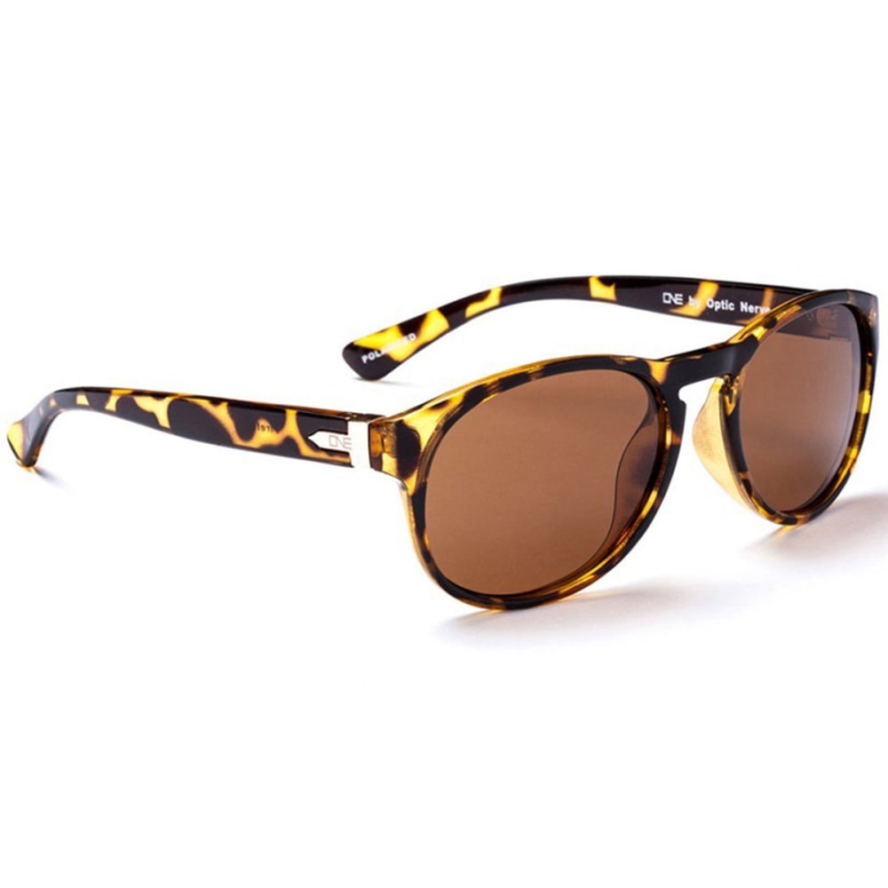 OPTIC NERVE ONE Women's Firefly Sunglasses, Demitasse/Brown ONE SIZE