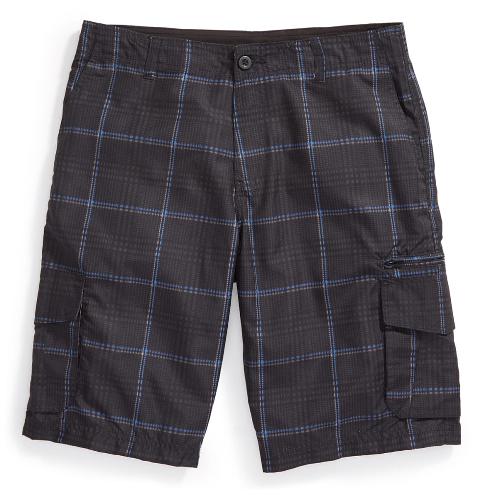 BURNSIDE Guys' Microfiber Plaid Shorts - Bob’s Stores