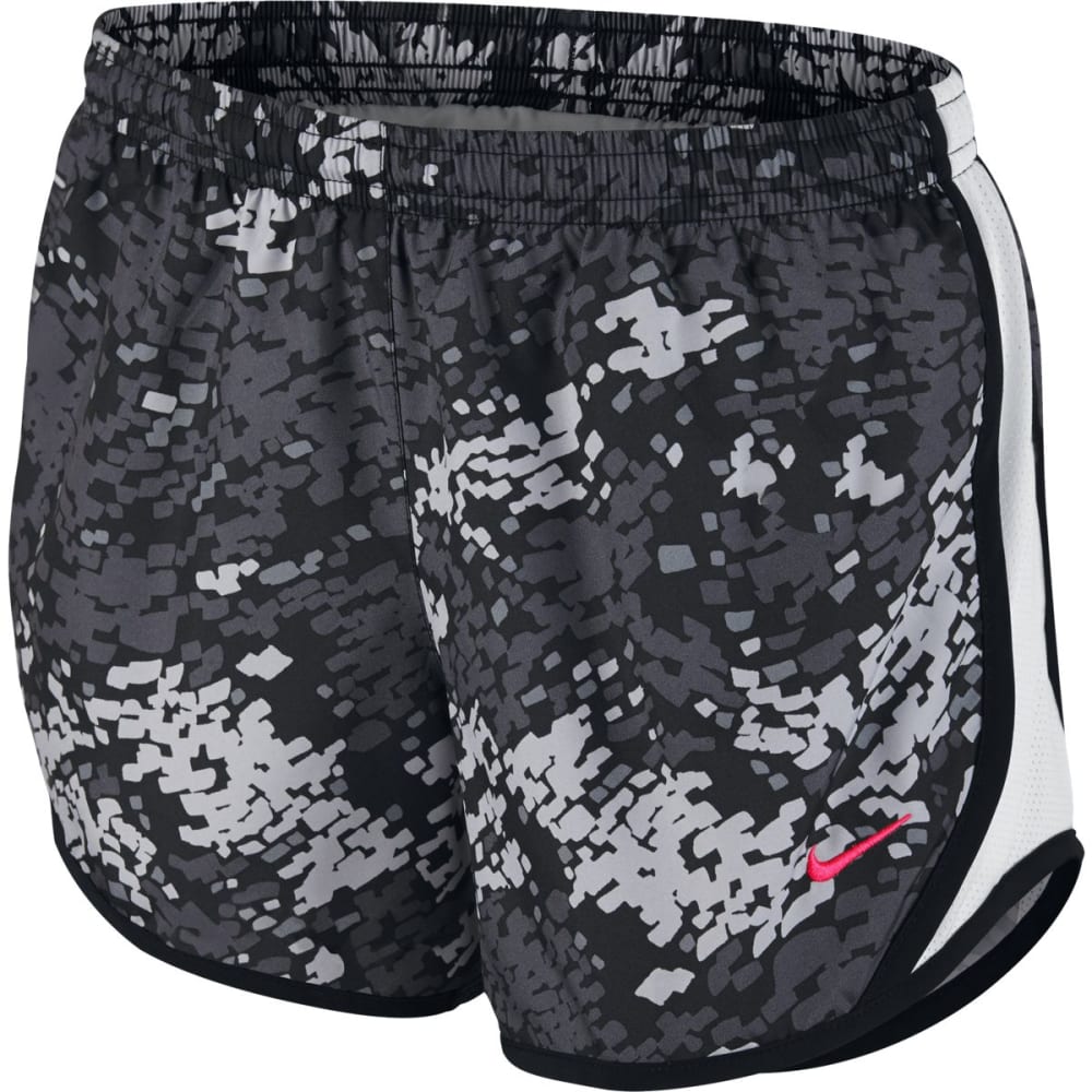 NIKE Girls' Tempo Printed Running Shorts XS