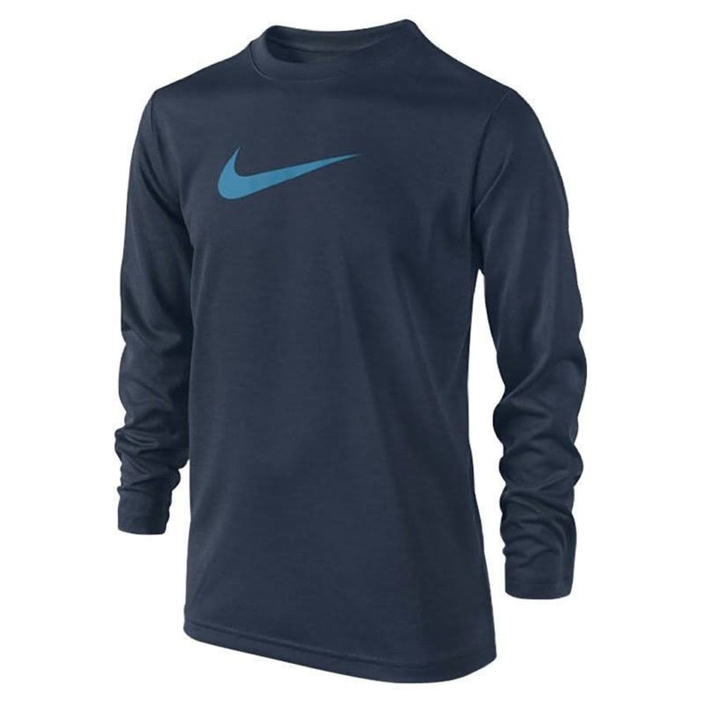 NIKE Big Boys' Legend Long-Sleeve Tee XS