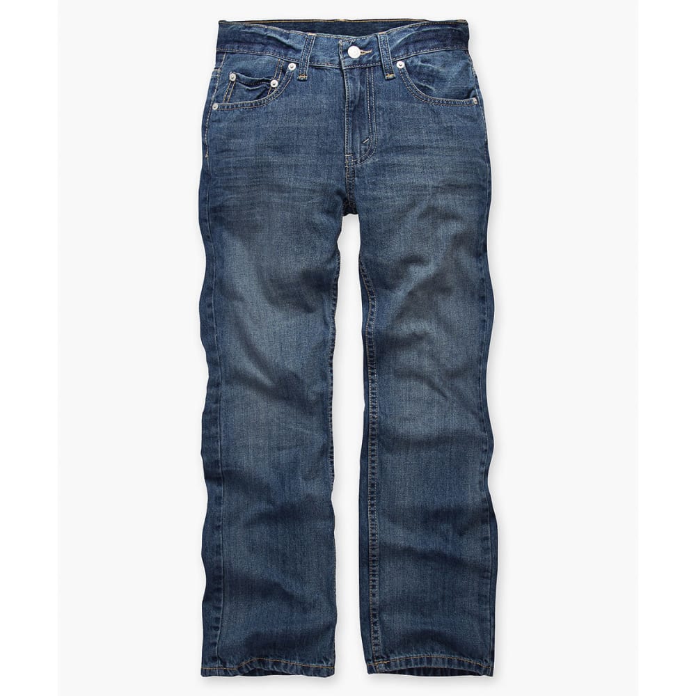 LEVI'S Big Boys' 505 Husky Straight Fit Jeans 10