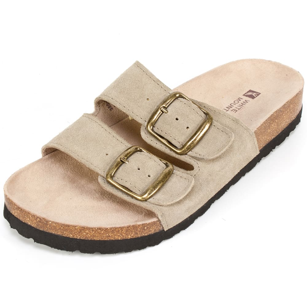 WHITE MOUNTAIN Women's Helga Double-Buckle Sandals 6