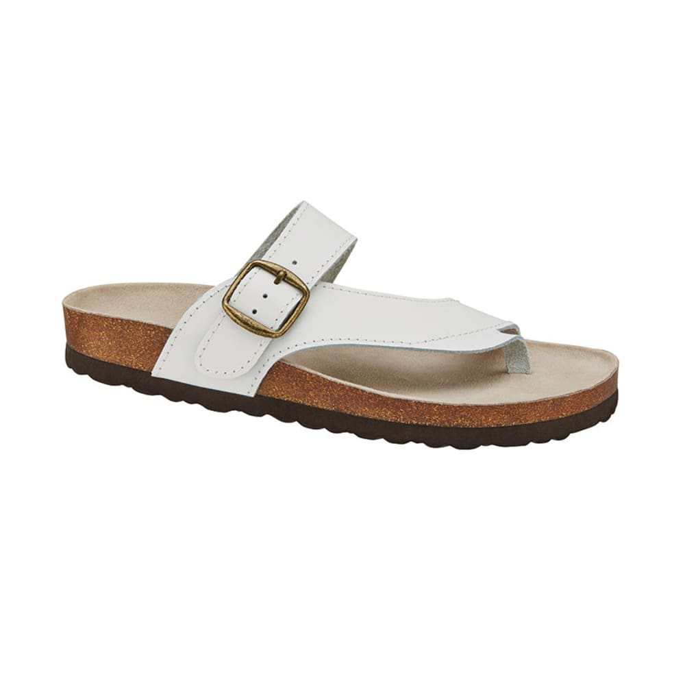 WHITE MOUNTAIN Women's Carly One Buckle Footbed Sandals - Bob’s Stores