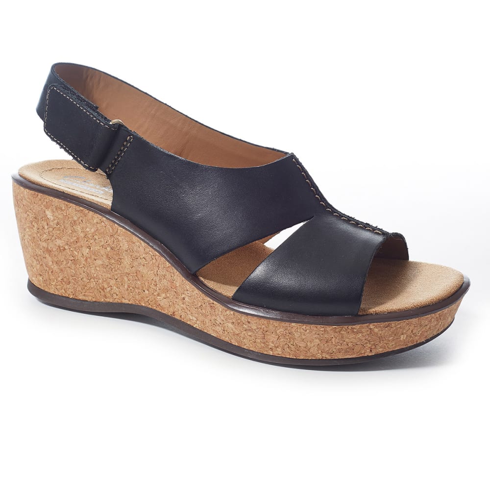 CLARKS Women's Rosemund Dune Wedge Sandals - Bob’s Stores