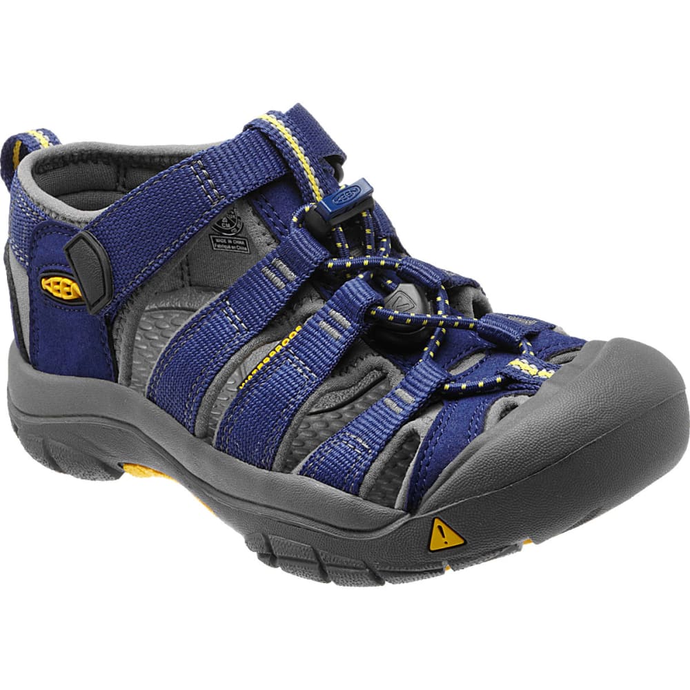 KEEN Toddler Newport H2 Sandals, Blue/Gargoyle 8