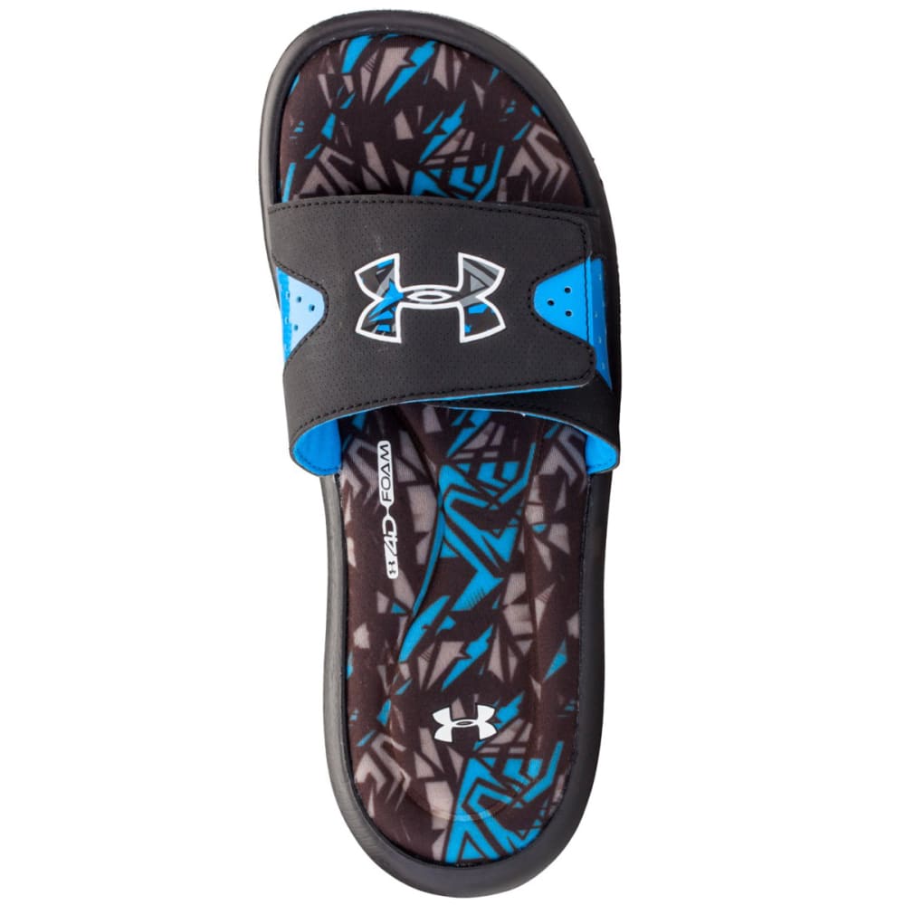 kids under armour flip flops