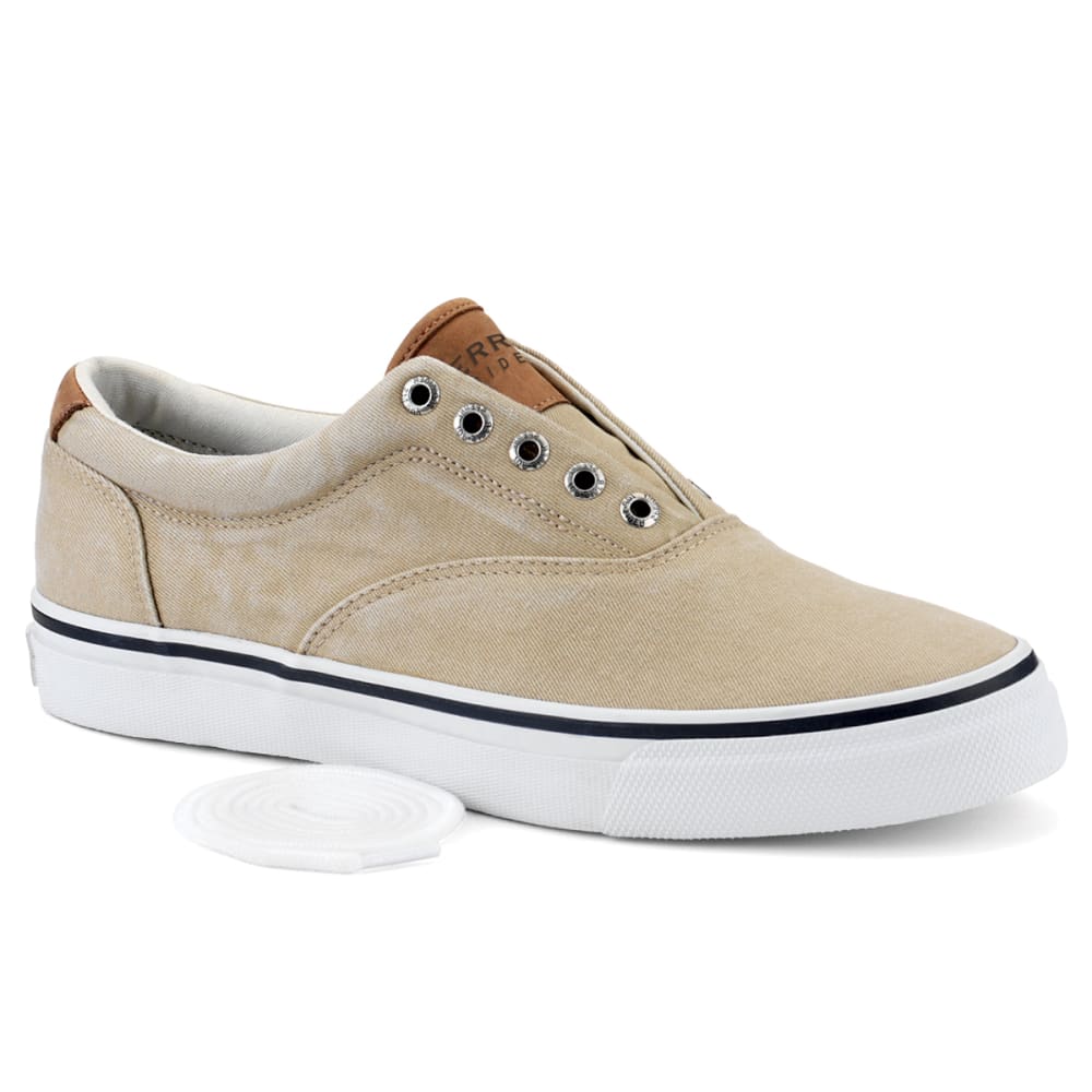 SPERRY Men's Striper CVO Salt Washed Twill Sneakers 7.5