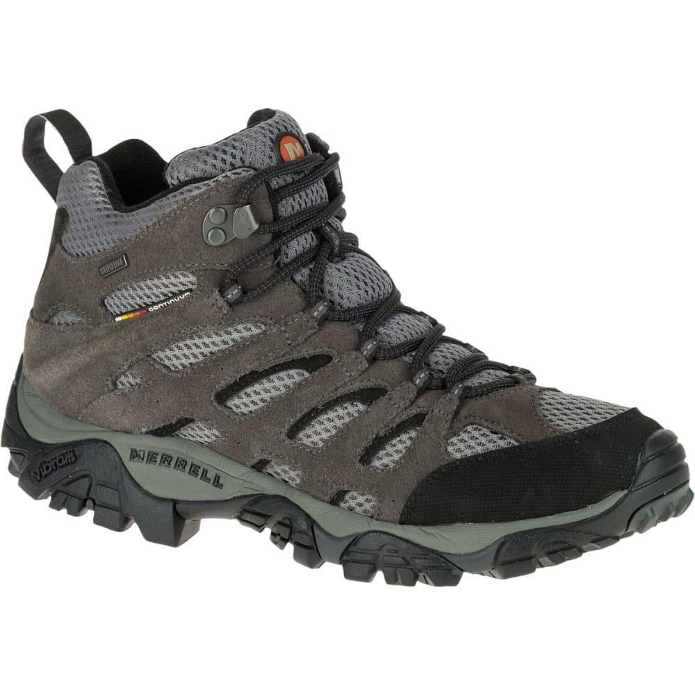 MERRELL Men's Moab Mid WP Hiking Boots, Beluga - Bob’s Stores