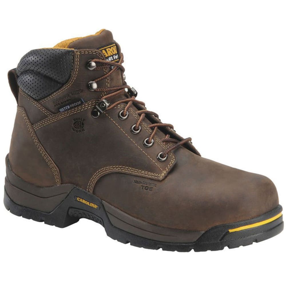 CAROLINA Men's 6 in. Waterproof Insulated Broad Toe Work Boots, 2E Width 8