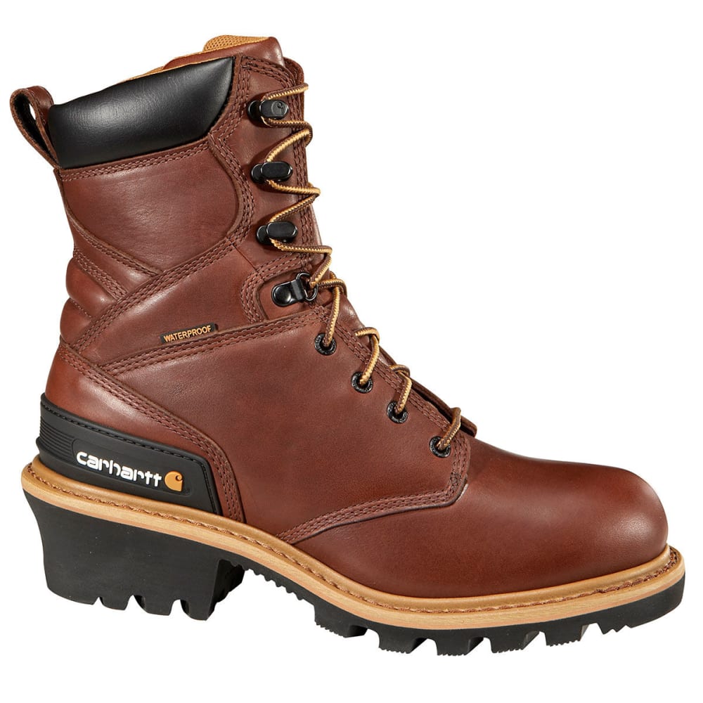 CARHARTT Men's Waterproof Logger Boots 8