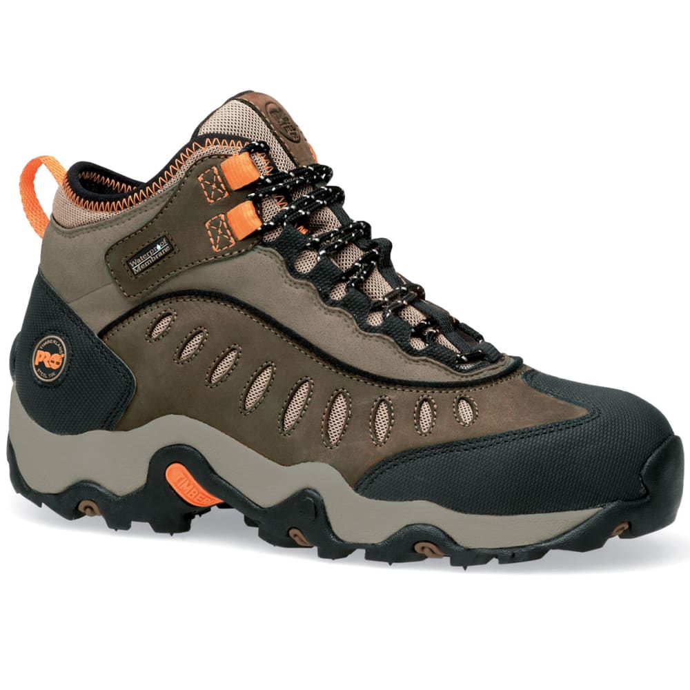TIMBERLAND PRO Men's Brown Steel Toe Mudslinger Work Boots, Wide 7