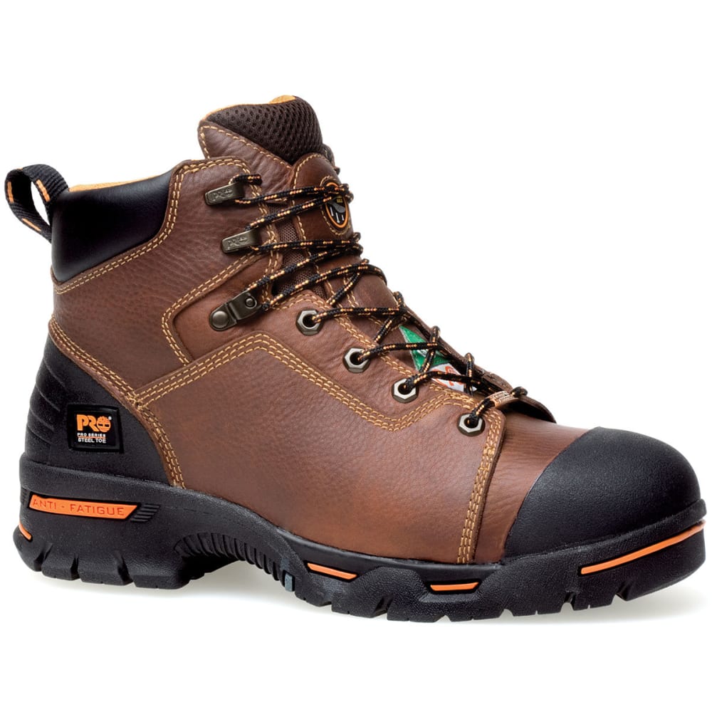 TIMBERLAND PRO Men's Endurance 6 Inch Steel Toe Boots, Wide Width - Bob ...