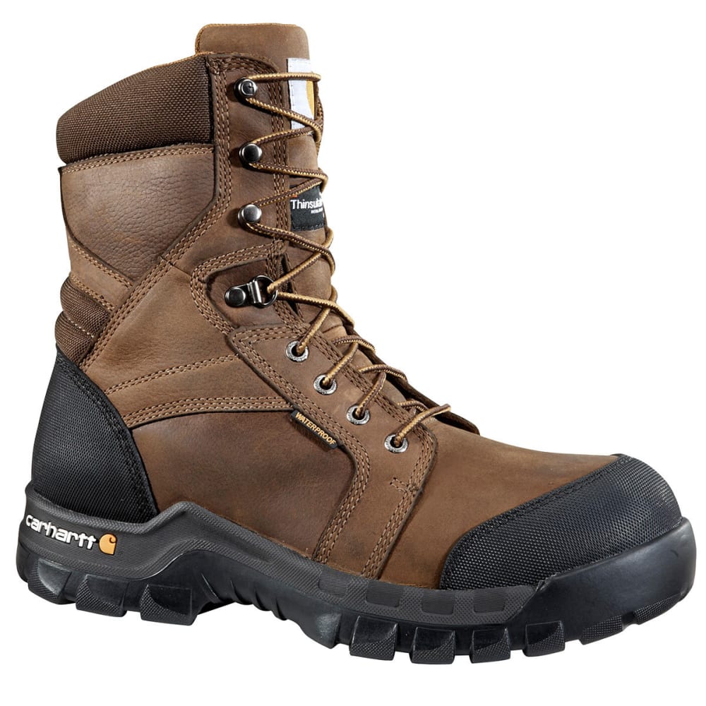 CARHARTT Men's 8-Inch Rugged Flex Insulated Work Boots, Wide - Bobâs Stores