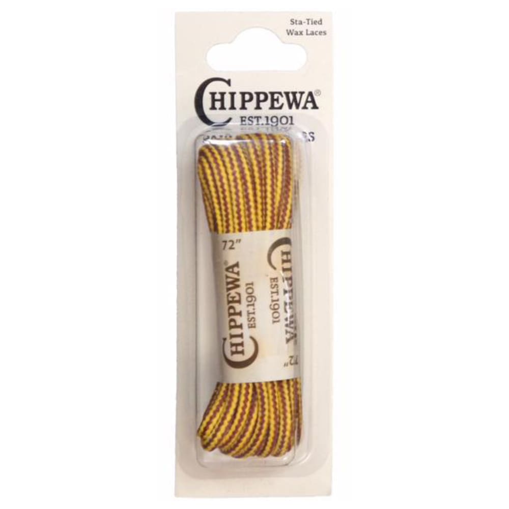 CHIPPEWA 63 in. Sta-Tied Waxed Boot Laces ONE SIZE