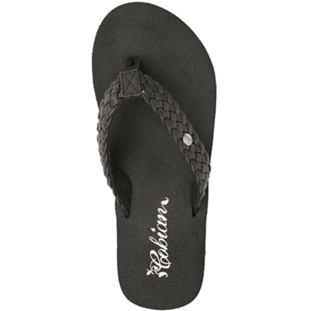COBIAN Women's Braided Bounce Sandals 6
