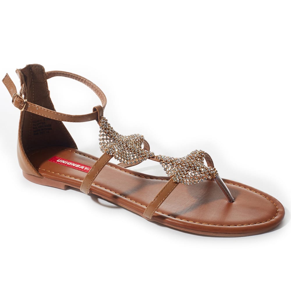 UNIONBAY Juniors Ellie Rhinestone Sandals Bob s Stores