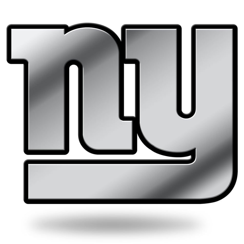 NEW YORK GIANTS Chrome Auto Emblem ONE SIZE