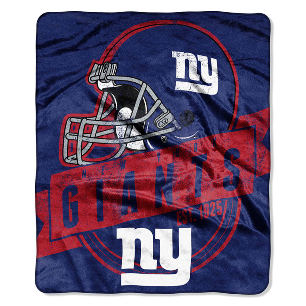 NEW YORK GIANTS Raschel Blanket ONE SIZE