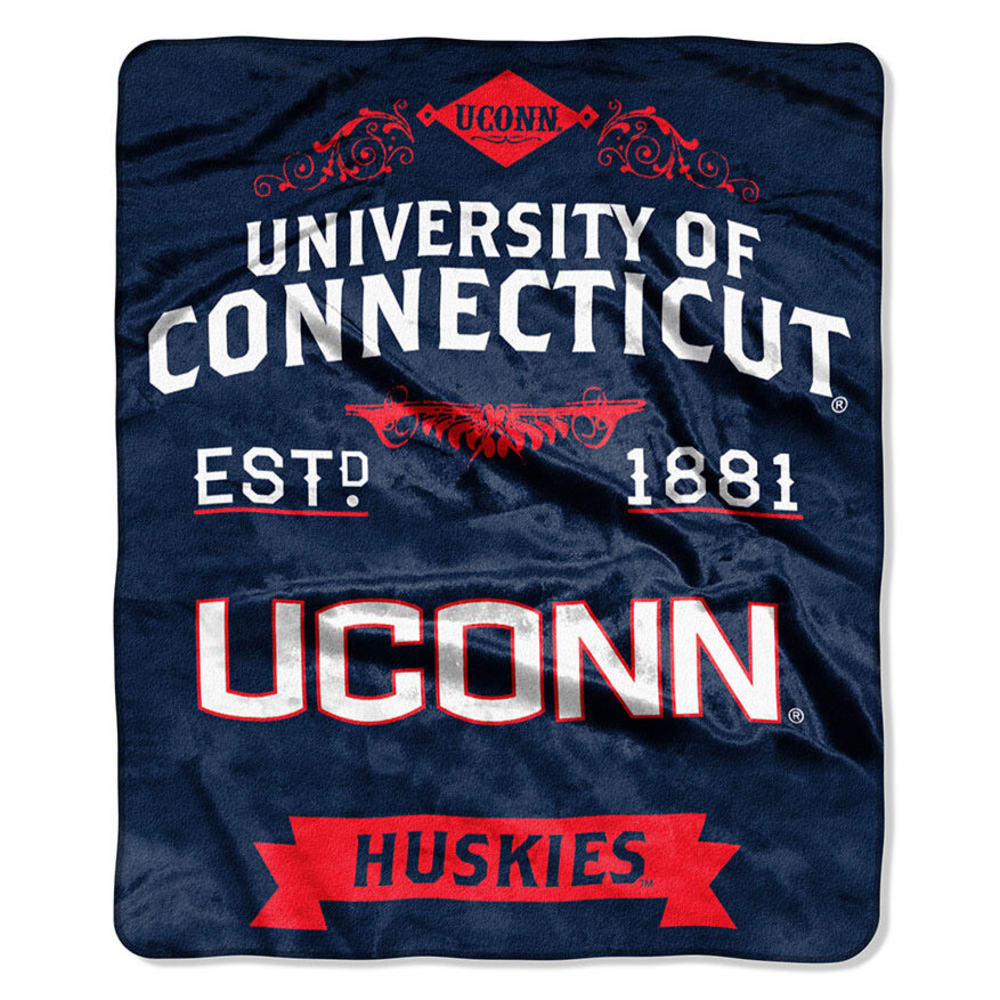 UCONN Raschel Blanket ONE SIZE