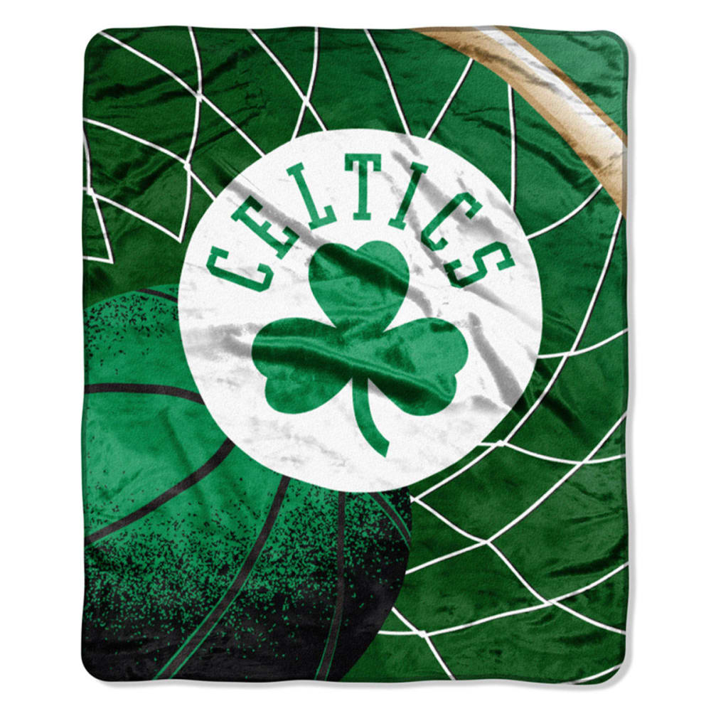 BOSTON CELTICS Raschel Throw Blanket ONE SIZE