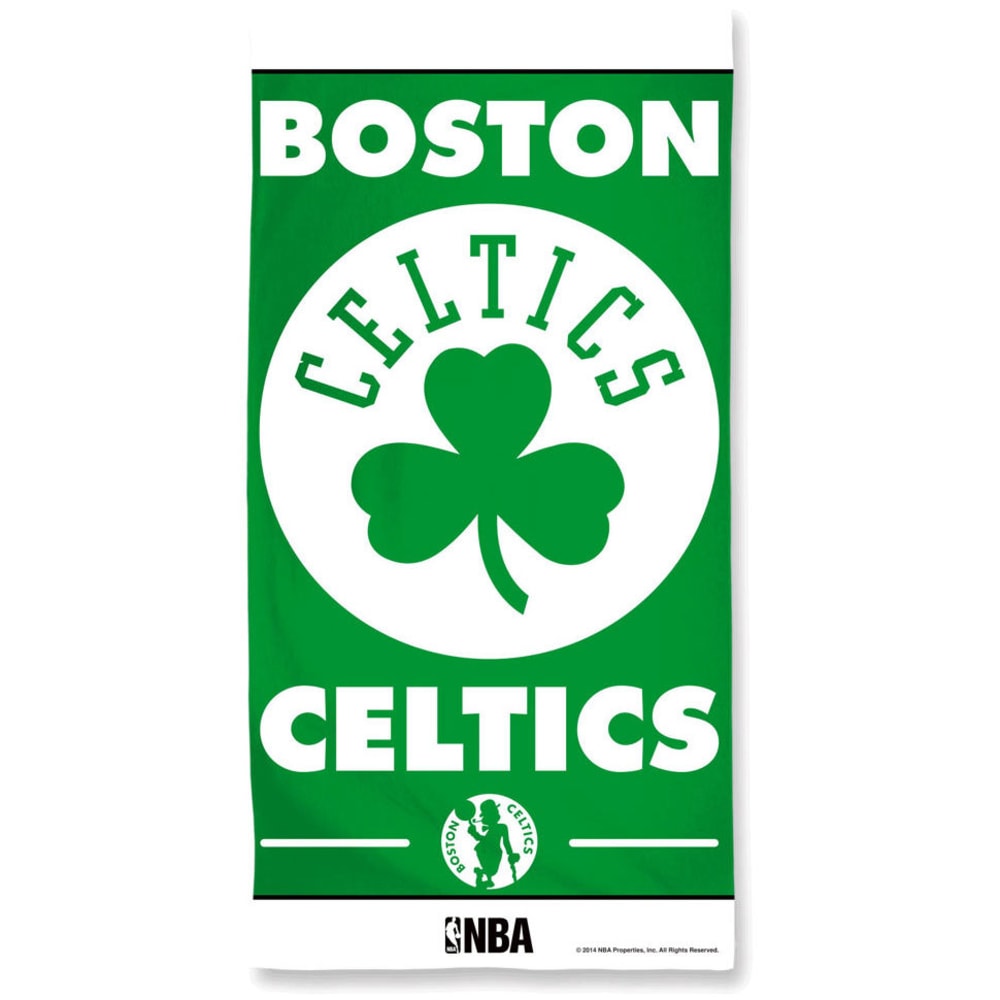 BOSTON CELTICS Beach Towel - BLOWOUT ONE SIZE