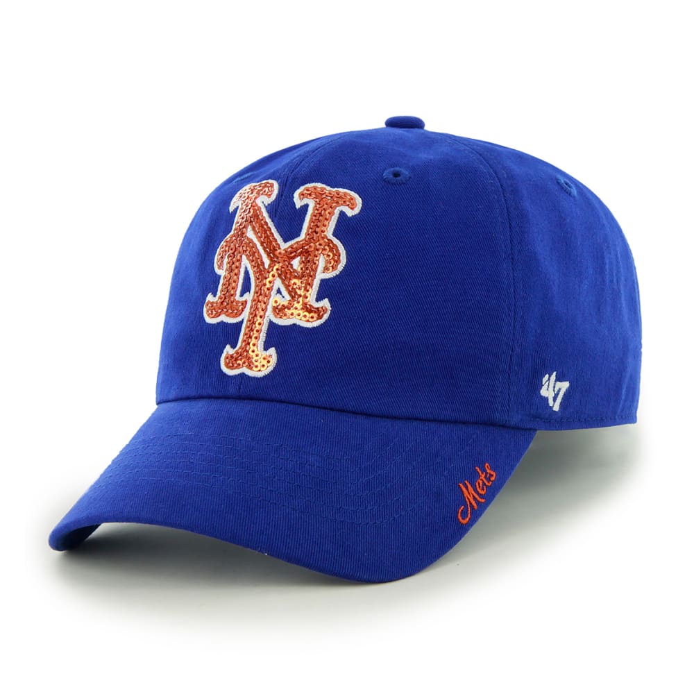 NEW YORK METS Women's '47 Sparkle Adjustable Cap ONE SIZE