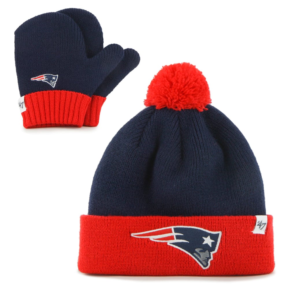 patriots hat and gloves