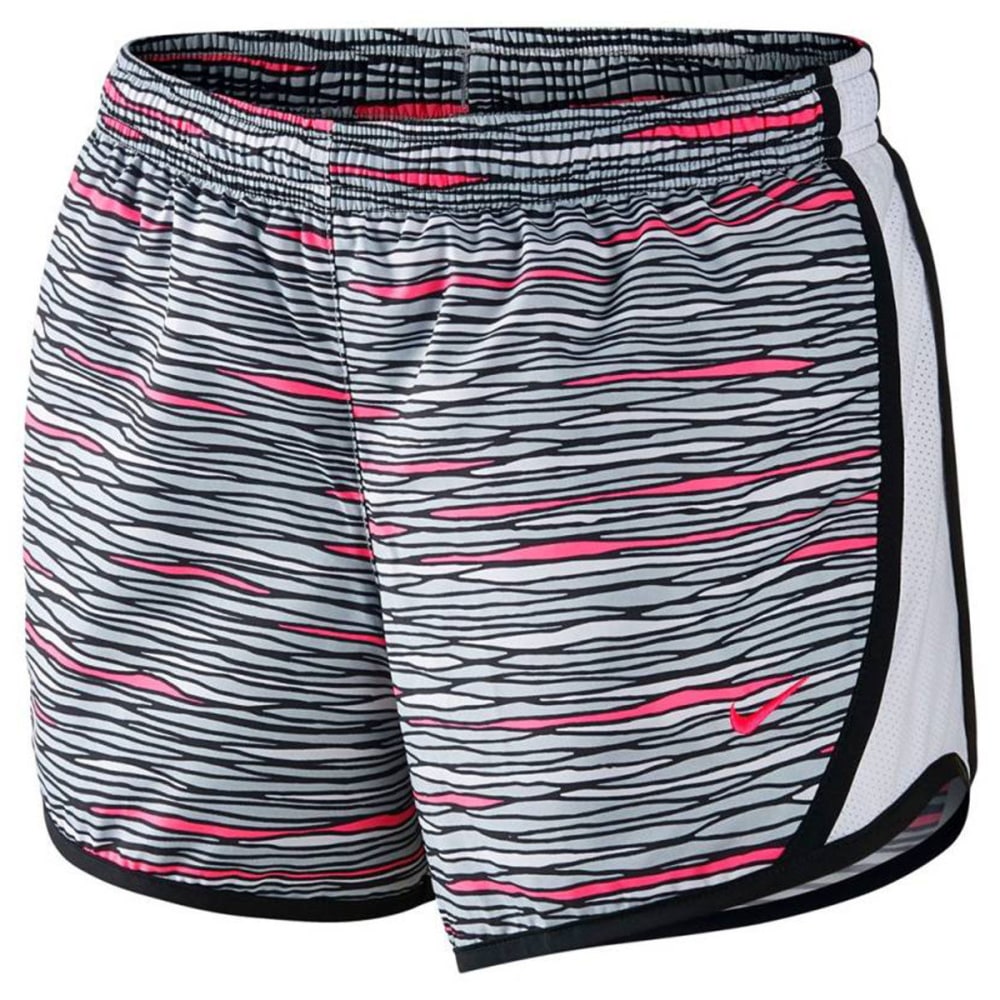 NIKE Big Girls' Dry Tempo Printed Running Shorts S