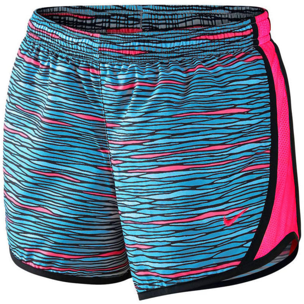 NIKE Big Girls' Dry Tempo Printed Running Shorts XS