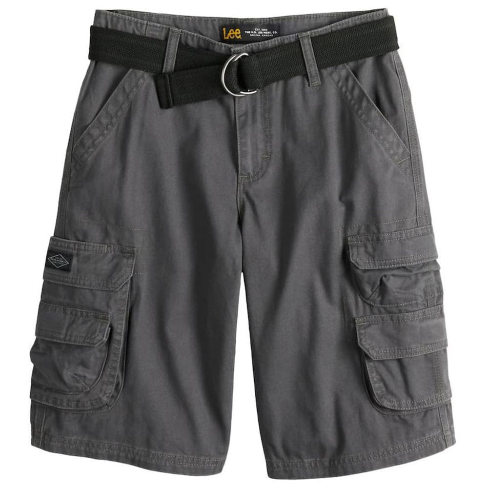LEE Boys' Wyoming Solid Cargo Shorts 8