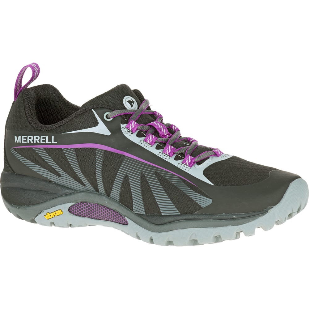 MERRELL Women's Siren Edge Hiking Shoes, Black/Purple - Bob’s Stores