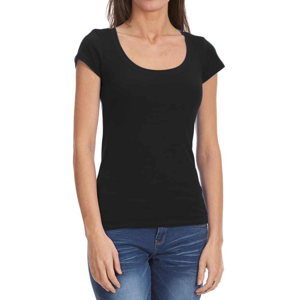 TRESICS FEMME Women's Scoop Neck Cap Sleeve Tee - Bob’s Stores