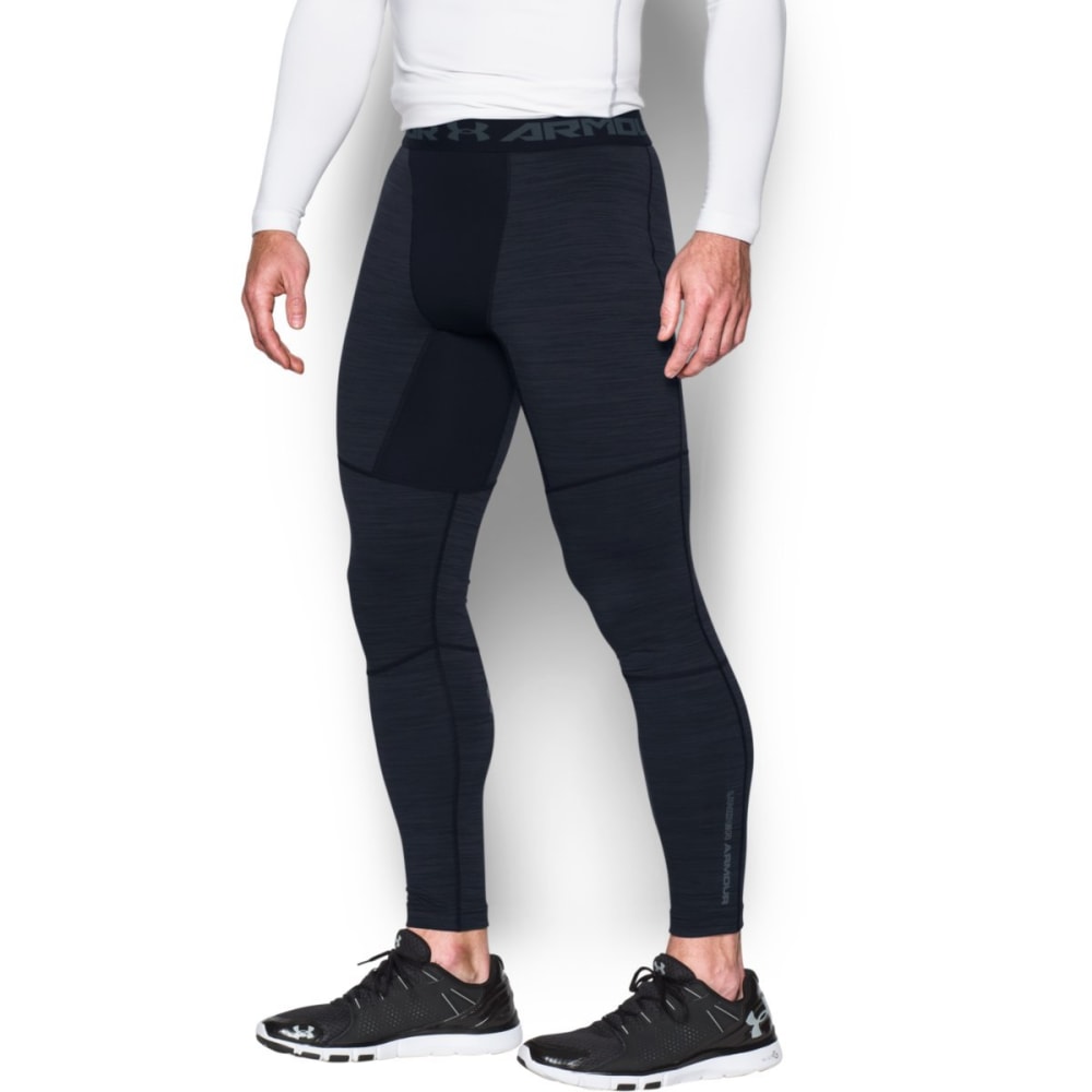 UNDER ARMOUR Men's ColdGear Armour Twist Compression Leggings - Bob's Stores