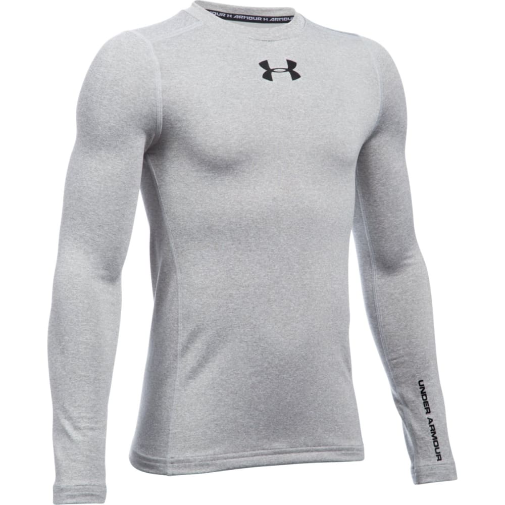 UNDER ARMOUR Boys' ColdGear Armour Crew Long-Sleeve Tee - Bob’s Stores