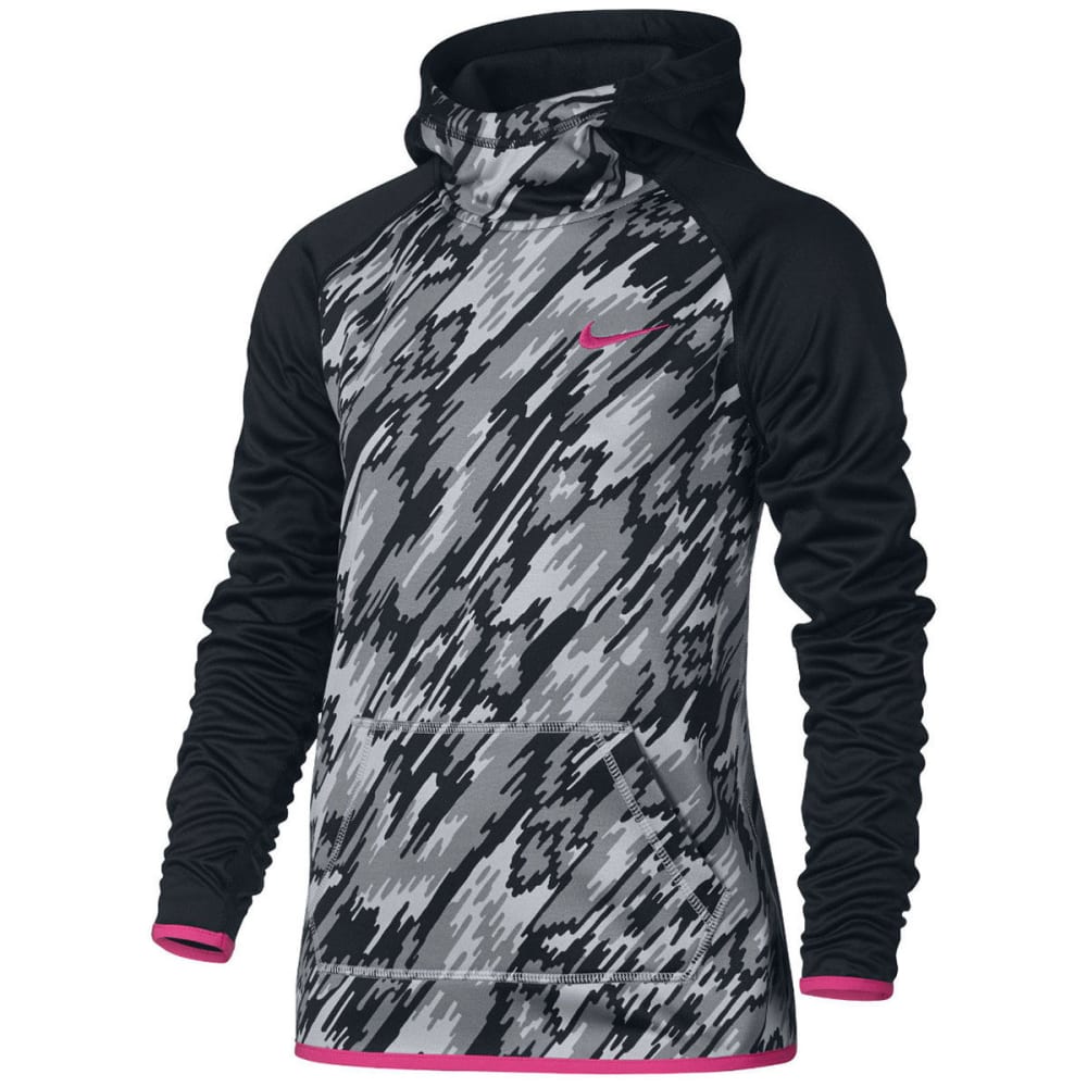 NIKE Big Girls' Therma Training Pullover Hoodie L